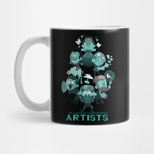 League of extraordinary artists Mug